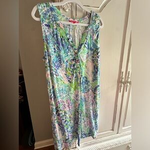 Lilly Pulitzer dress XL EUC 💜🩵